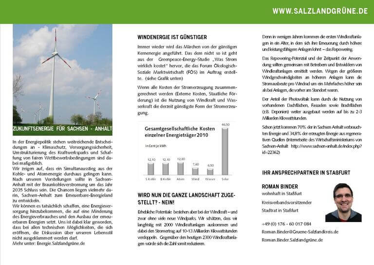 Zukunftsenergie für Sachsen Anhalt